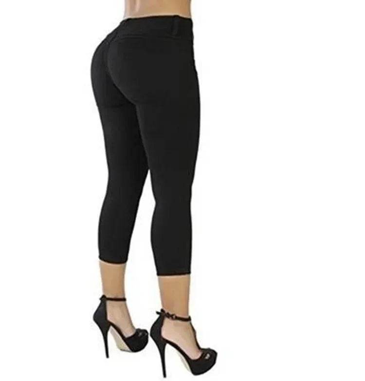 Women's Slim Fit Cropped Jeans - P12 Hub Europe