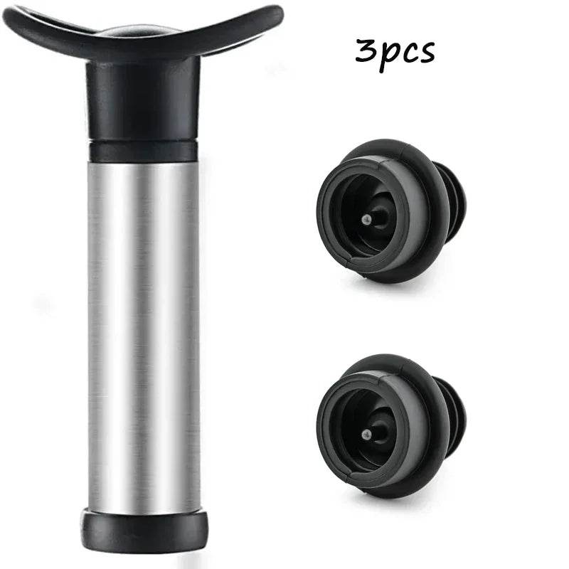 Bar Household Stainless Steel Red Wine Stopper Vacuum Pump Red Wine Vacuum Pump Champagne Stopper - P12 Hub Europe