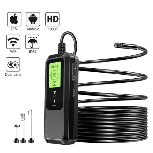 Endoscope 8mm WiFi Dual Lens 1080P, IP67, iOS/Android - P12 Hub Europe