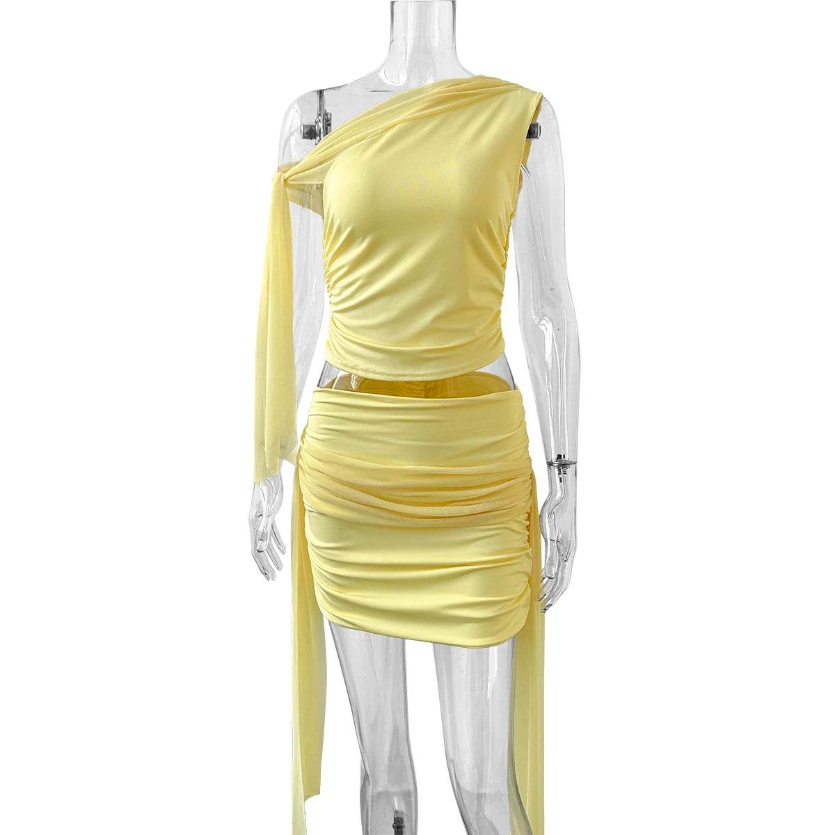 Elegant Pleated Beach Skirt Set - P12 Hub Europe