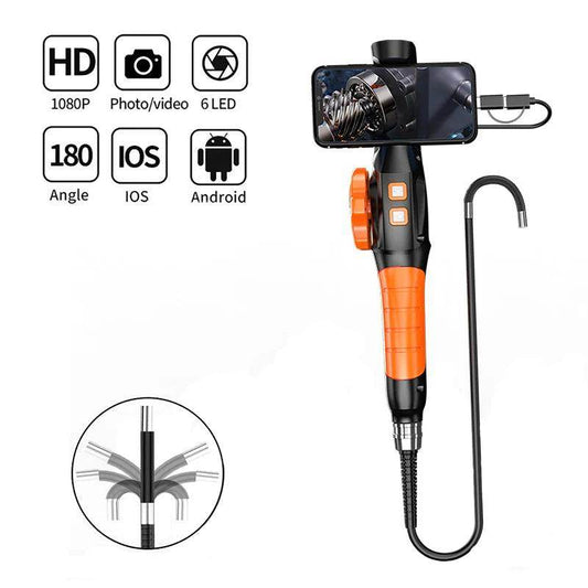 Endoscope 6.4mm 360° 1080P, IP67, iOS/Android, 1M Cable - P12 Hub Europe