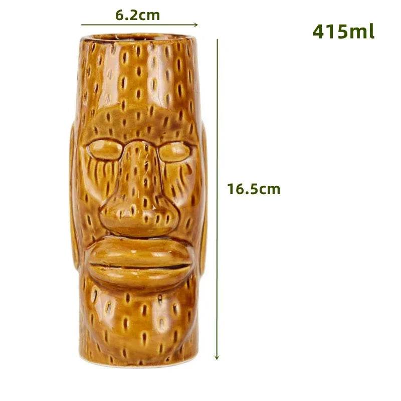 60 Types Ceramic Hawaii Tiki Mugs Creative Cocktail Glasses Beer Glass Martini Glasses Wine Glass Funny Cup Gift for Men - P12 Hub Europe