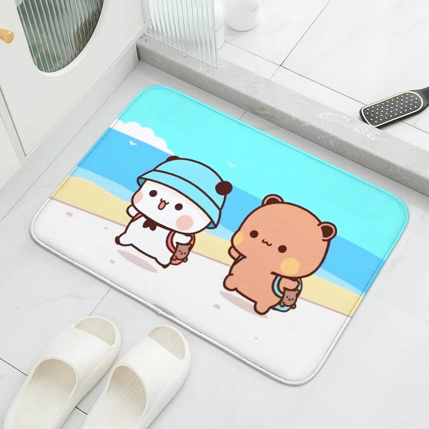 1Pc Bubu and Dudu Cute Cartoon Welcome Mat Entrance Doormat Balcony Bathroom Floor Mats Non-slip Rug Bedroom Carpet Home Decor - P12 Hub Europe