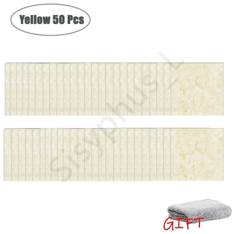 10-50Pcs PVC Marble Wall Stickers Self-Adhesive Thickened Tile Sticker Bathroom Waterproof Floor Sticker Kitchen Home Decoration - P12 Hub Europe