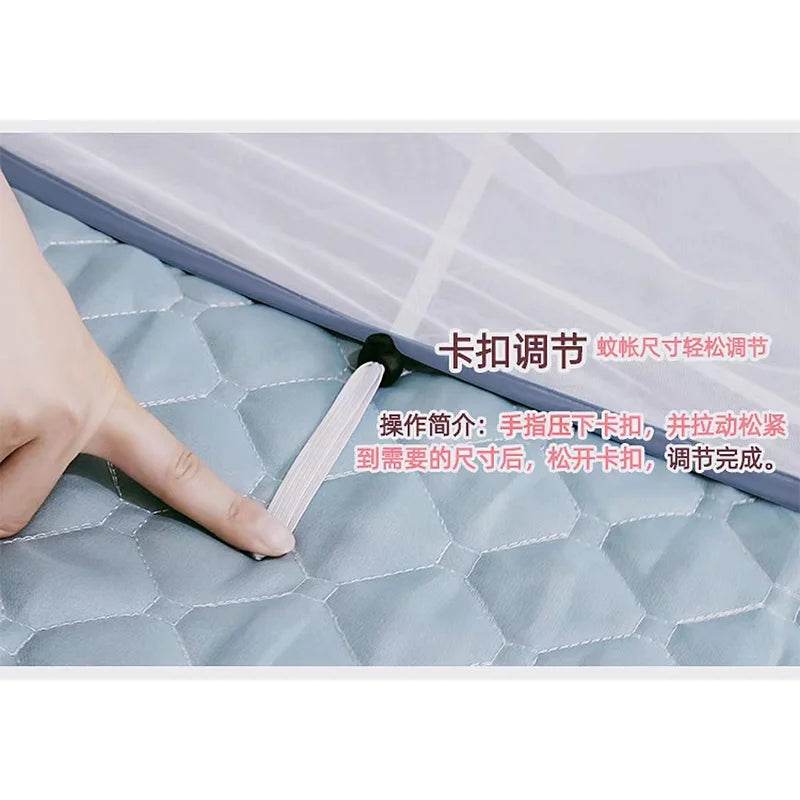 Portable mosquito nets with encrypted mesh and adjustable Mosquito nets Single dormitory camping No need to install foldable. - P12 Hub Europe