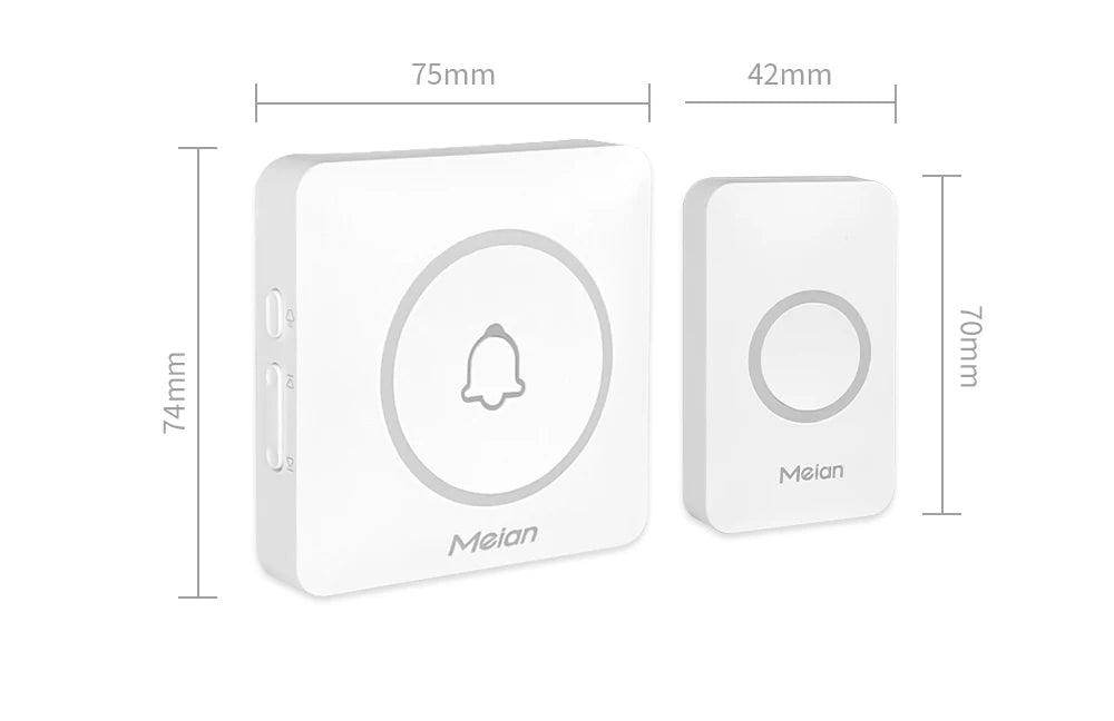 Doorbell Wireless | 60 Tunes, 1000ft, IP65, 5 Volume Levels - P12 Hub Europe
