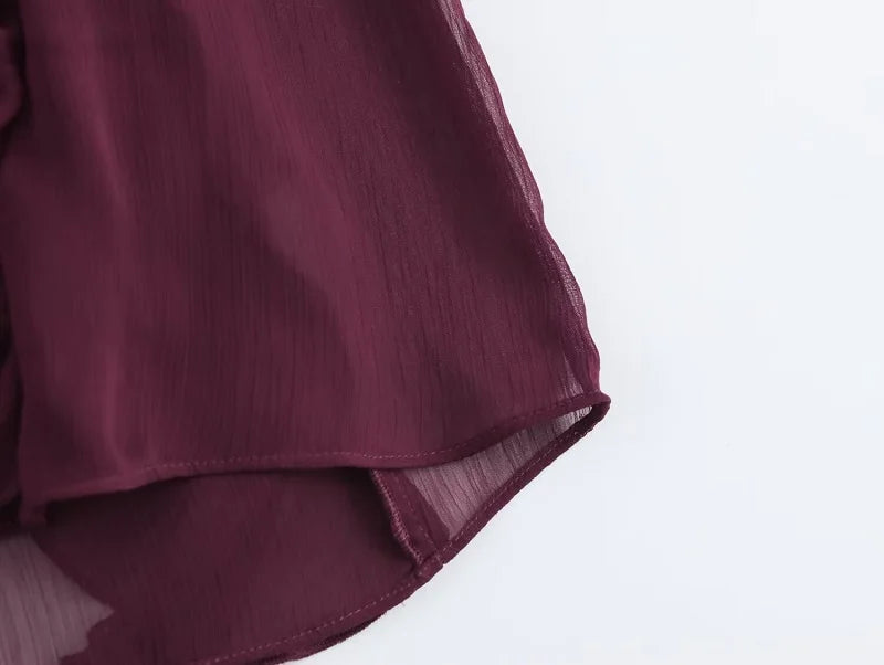 Women's Ruffle Blouse - P12 Hub Europe