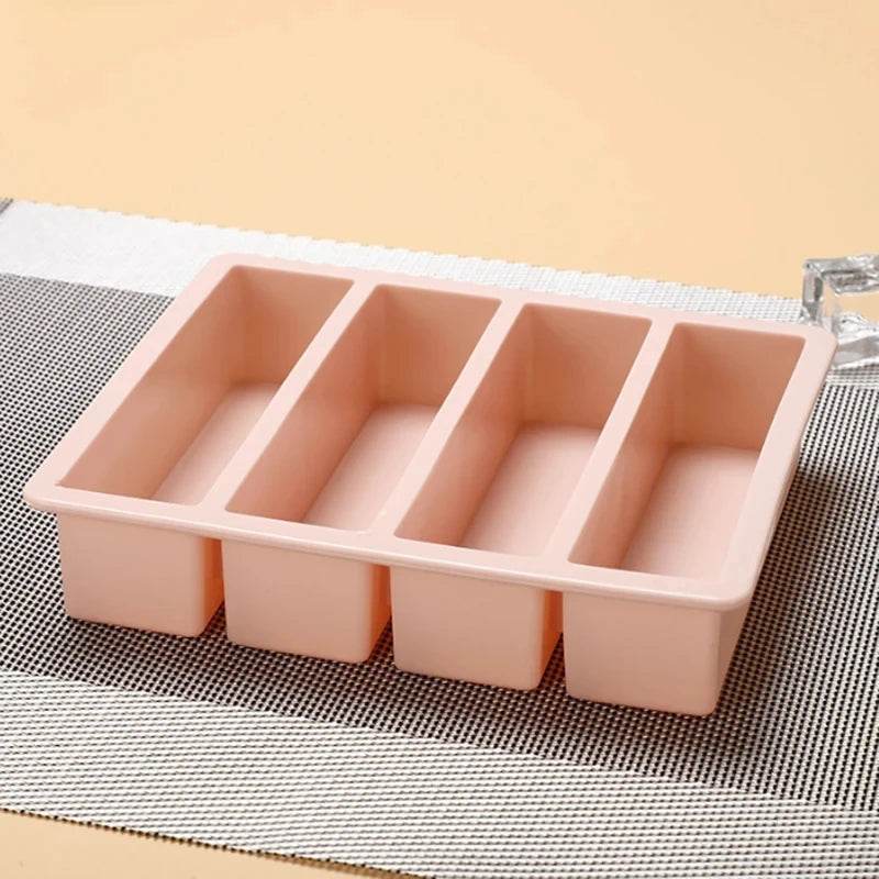 Strip-shap Ice Cube Trays Giant Silicone Ice Cubes Square Tray Mold Non-toxic Durable Wine Ice Cube Easy-Release Ice Cube Molds - P12 Hub Europe