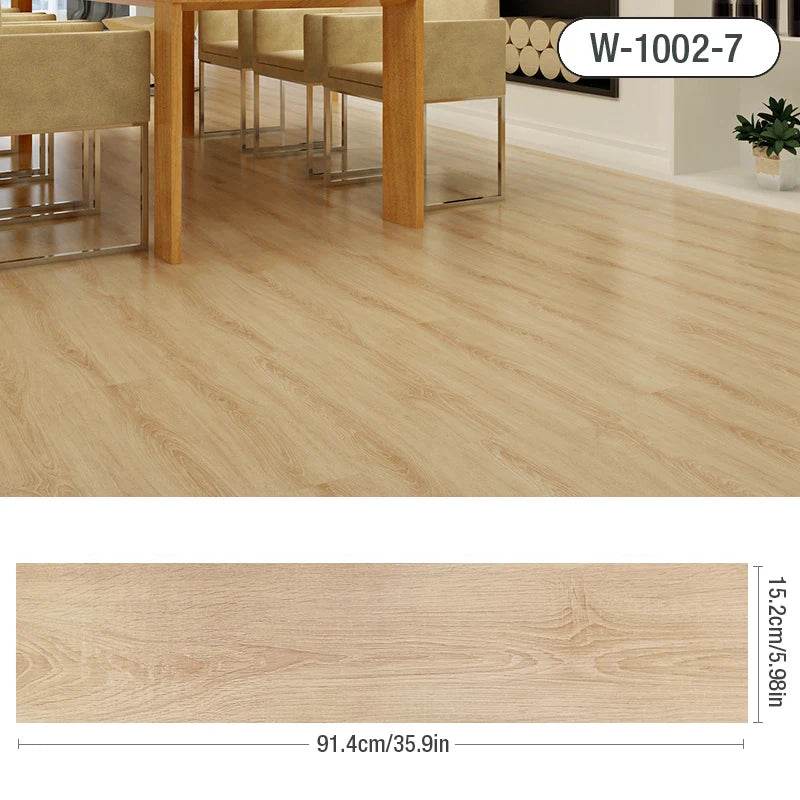 3D Self-Adhesive thick Wood Grain Floor sticker Wallpaper Modern Wall Sticker Waterproof Living Room Toilet Kitchen Home Decor - P12 Hub Europe