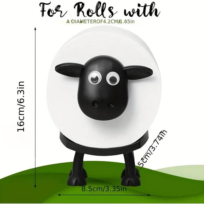 1pc/3pc Cute Sheep Dog Shape Toilet Tissue Rack Free Standing Storage Roll Paper Holder Animal Shape Decorative Toilet Paper Rac - P12 Hub Europe