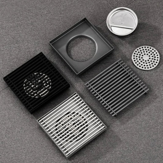 Bathroom large drainage floor drain, outdoor courtyard thickened 304 stainless steel odor proof floor drain