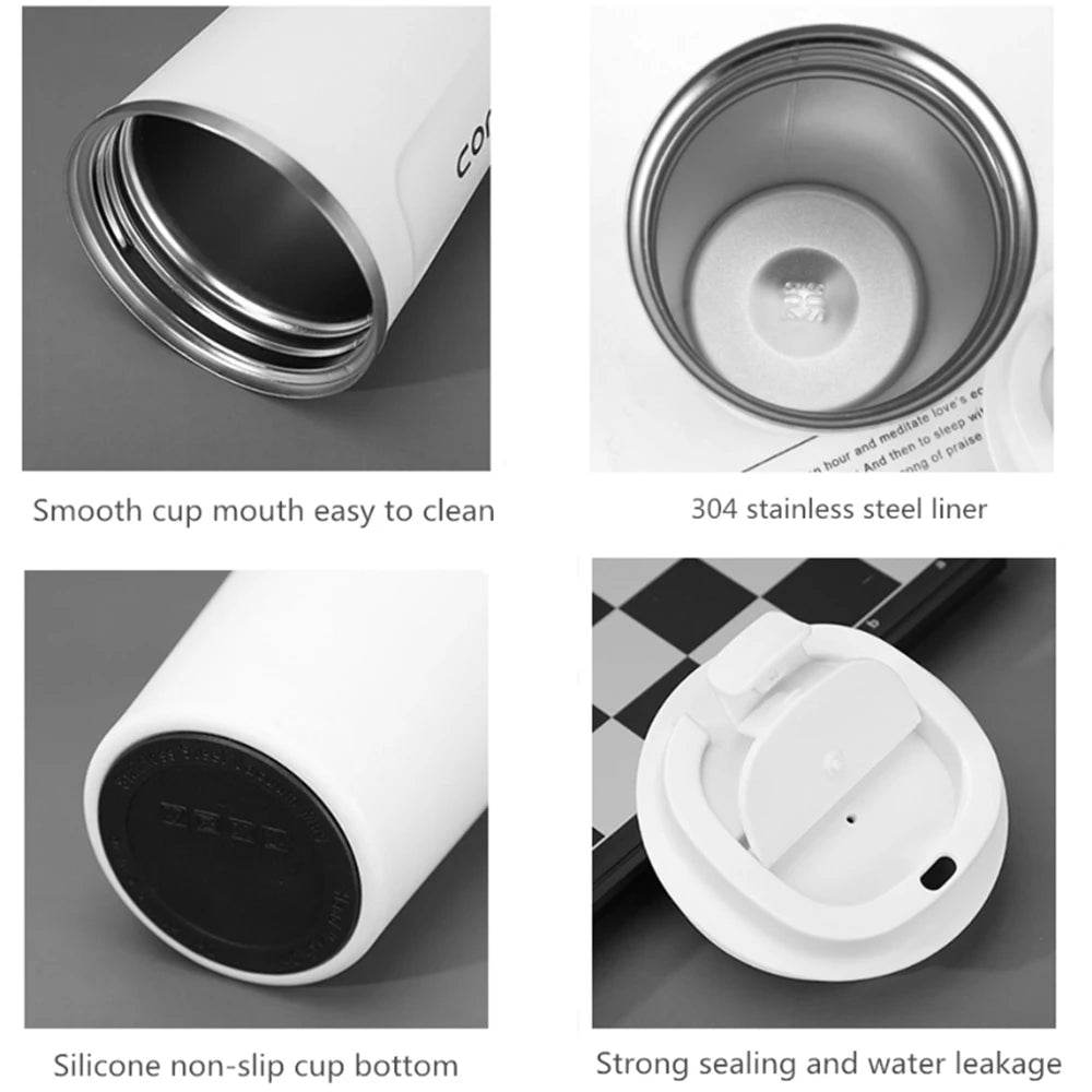 Leak-Proof Stainless Steel Travel Mug - P12 Hub Europe