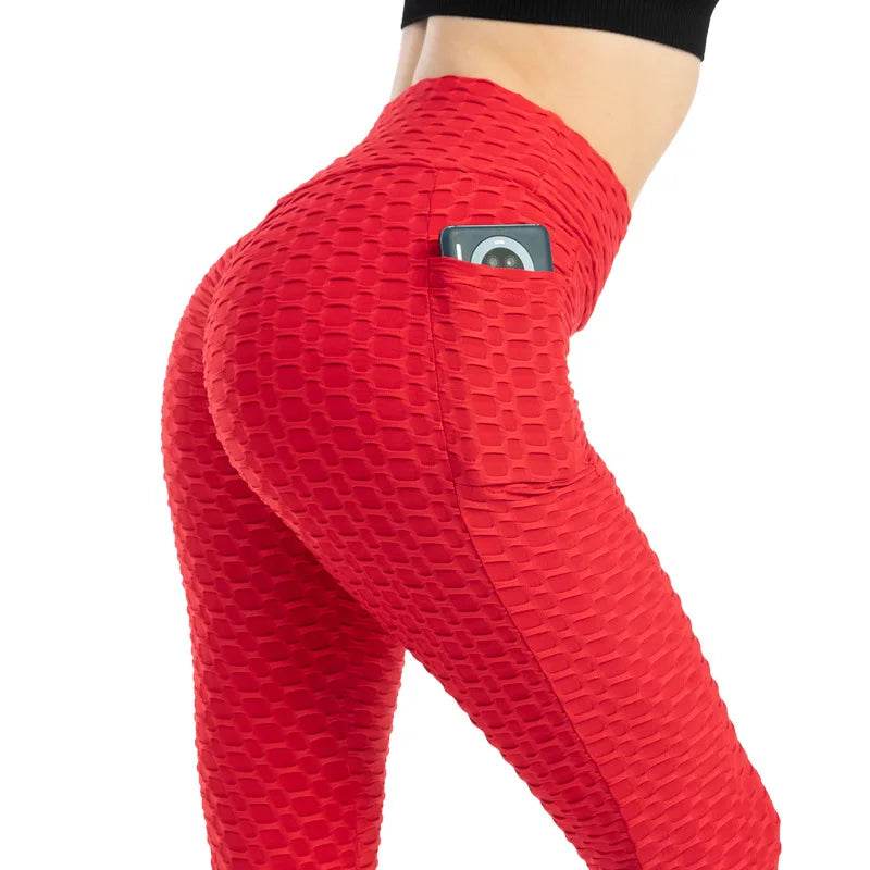 Women's Pocketed Bubble Leggings - P12 Hub Europe