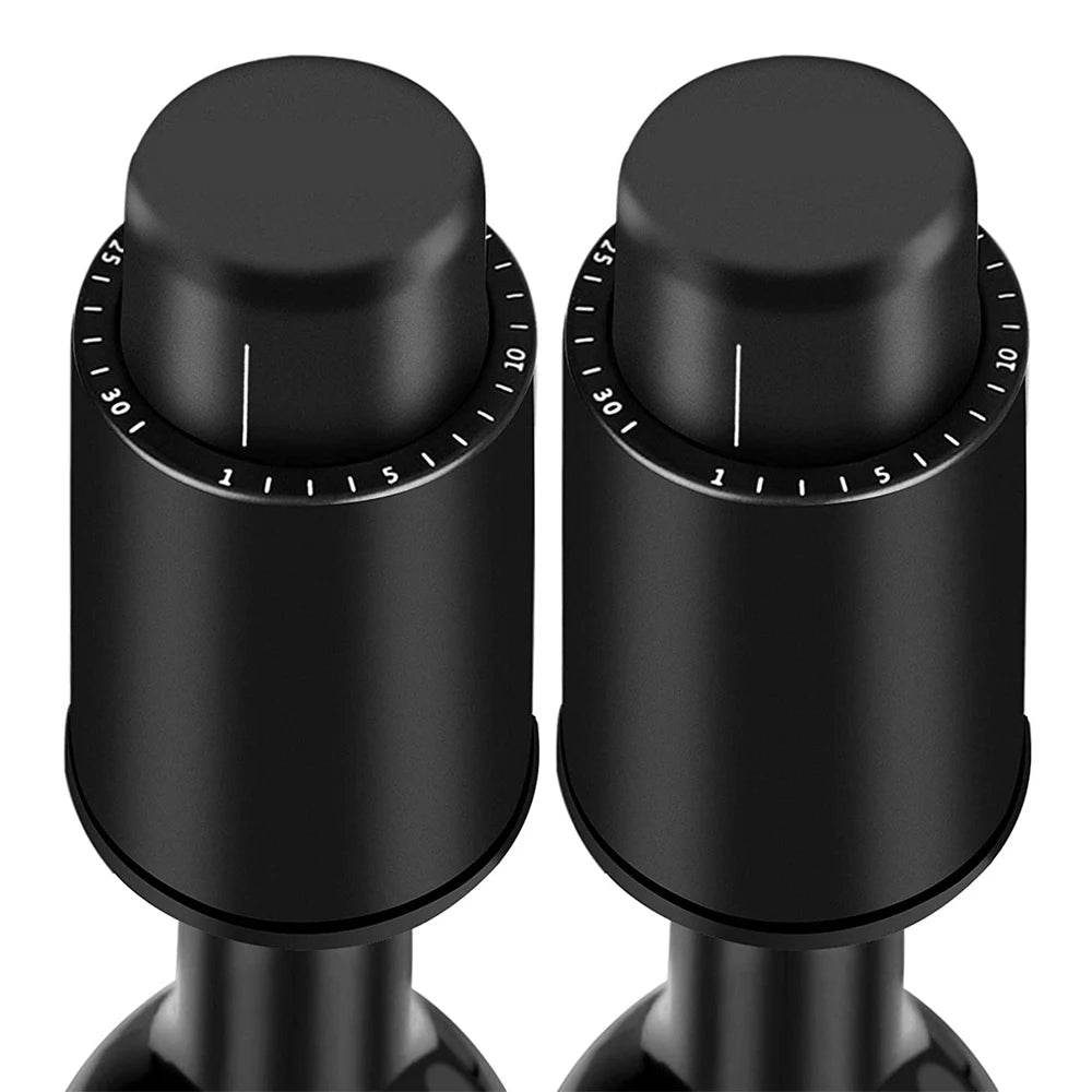 Wine Bottle Stoppers Reusable Wine Stoppers Vacuum Wine Preserver Wine Savers Vacuum Pump Corks Keep Wine Really Fresh - P12 Hub Europe