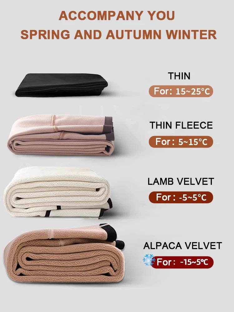 Women's Seamless Fleece-Lined Leggings - P12 Hub Europe