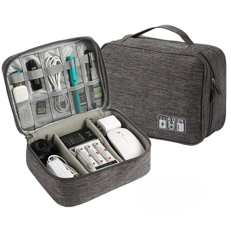 Digital Separated Travel Bag Large Capacity and Multifunctional Mobile Data Cable Power Bank USB Storage Bag