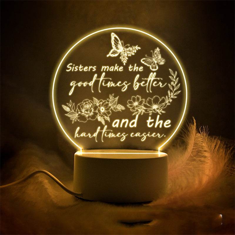 Personalized 3D Night Light With Text And Photo - P12 Hub Europe