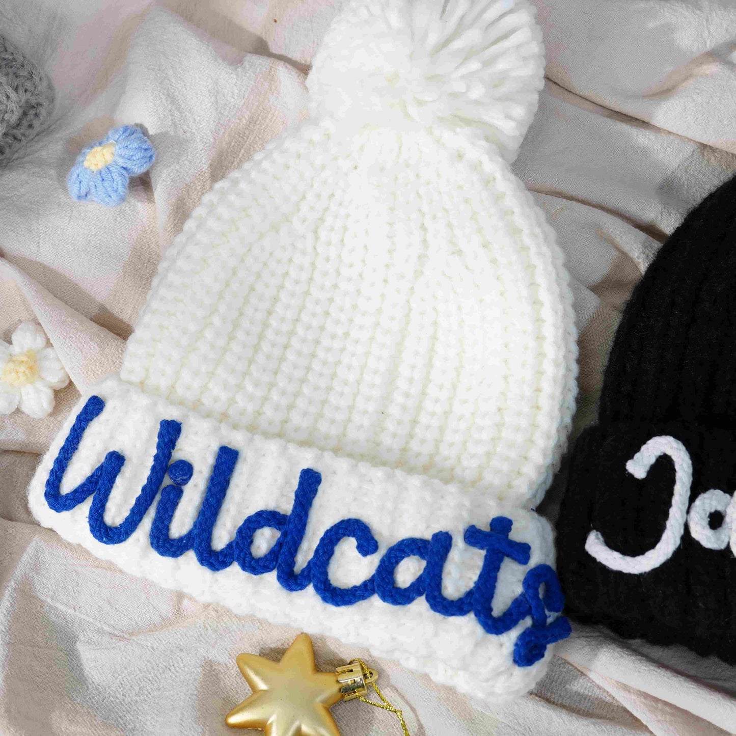 Personalized Customization DIY Name Handmade Crochet Three-dimensional Letter Children's Hat - P12 Hub Europe