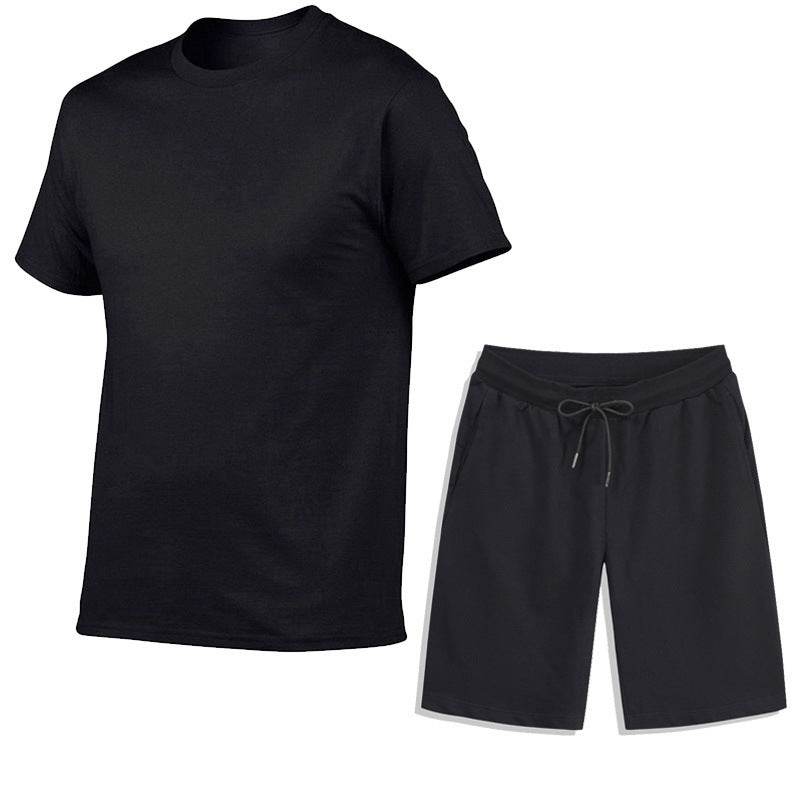 Cotton Short-sleeved Suit T-shirt Casual Sports - P12 Hub Europe