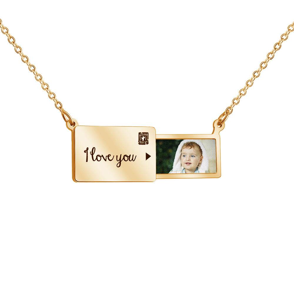 Fashion Holiday Gift Stainless Steel Letter Clavicle Chain - P12 Hub Europe