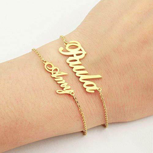 Personalized Creative Stainless Steel Custom Cut Name Bracelet - P12 Hub Europe