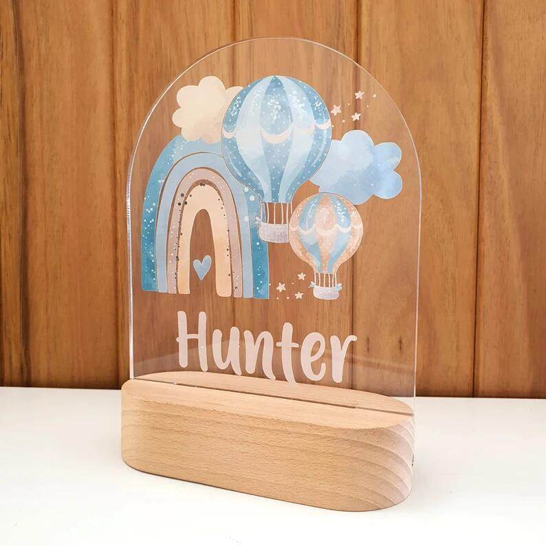 Personalized Colorful Night Light Baby Gift Night Light - P12 Hub Europe