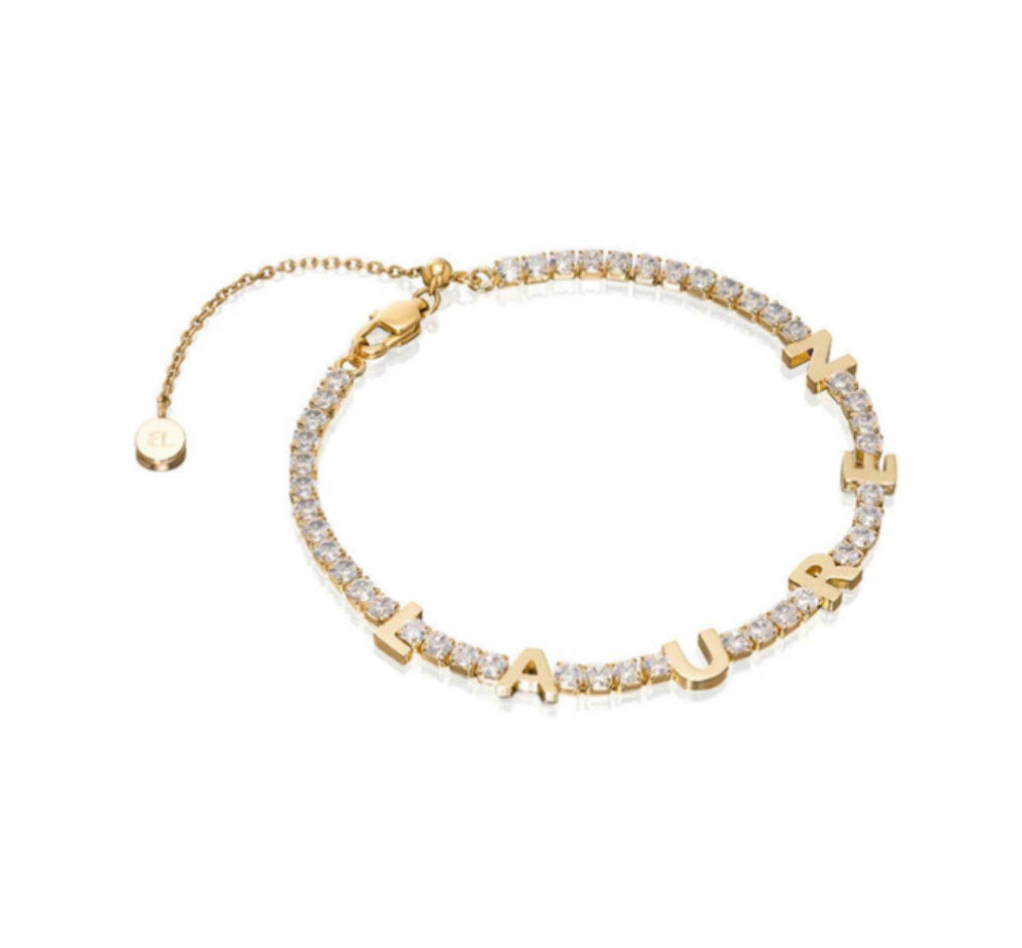 Customized Name Tennis Bracelet Personalization - P12 Hub Europe