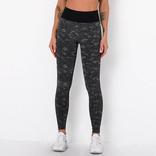 Seamless Quick-drying Striped Yoga Fitness Pants - P12 Hub Europe