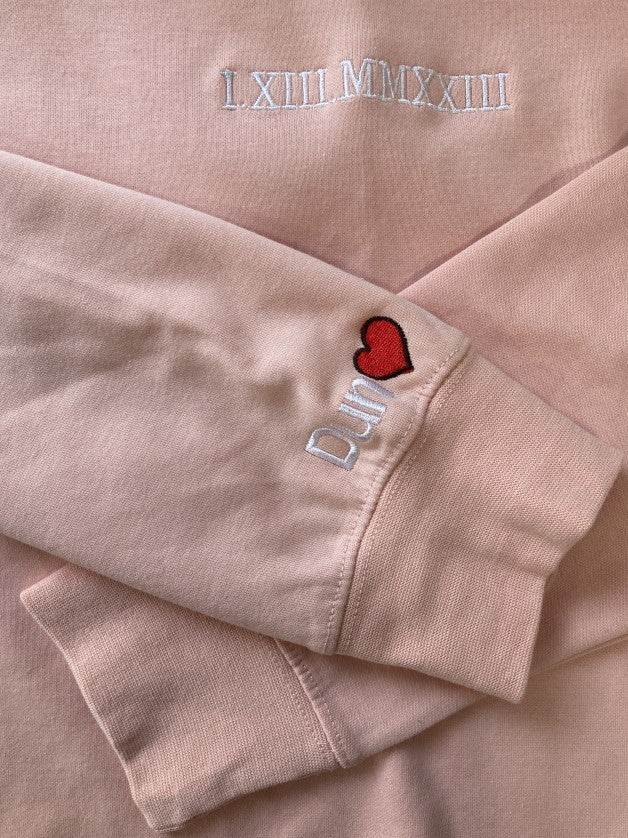 Line Style Embroidered Hoodie For Women - P12 Hub Europe