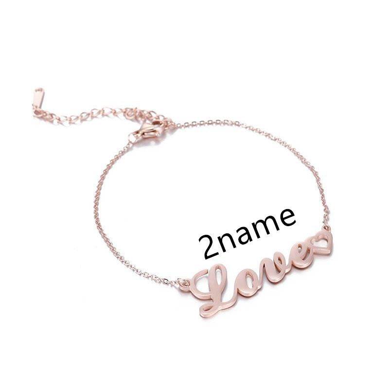 Personalized DIY Custom Name Bracelet Stainless Steel - P12 Hub Europe