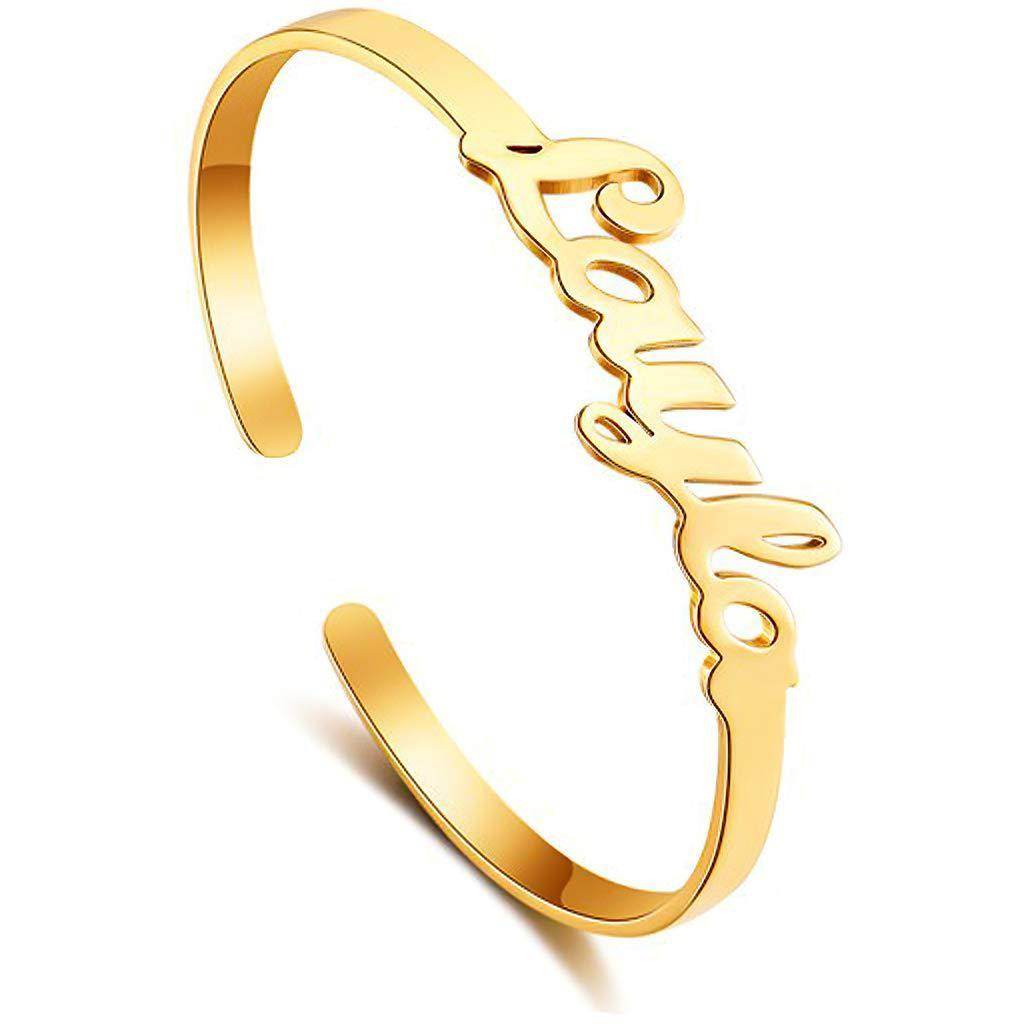 Personalized Creative Stainless Steel Custom Cut Name Bracelet - P12 Hub Europe