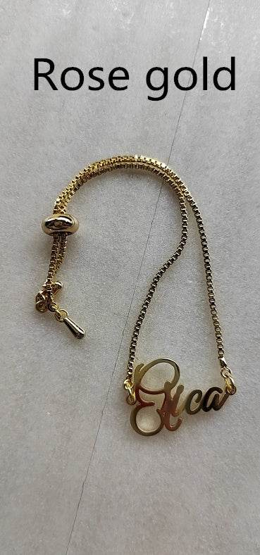 Personalized DIY Custom Name Bracelet Stainless Steel - P12 Hub Europe
