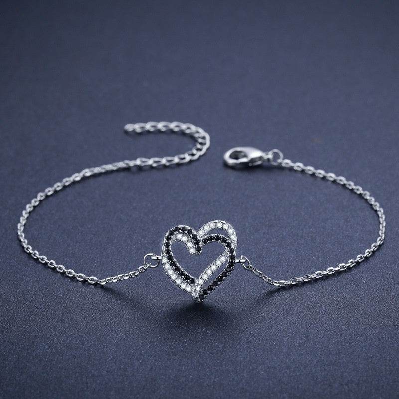 Titanium Steel Exquisite Cute Fashion Heart Bracelet - P12 Hub Europe