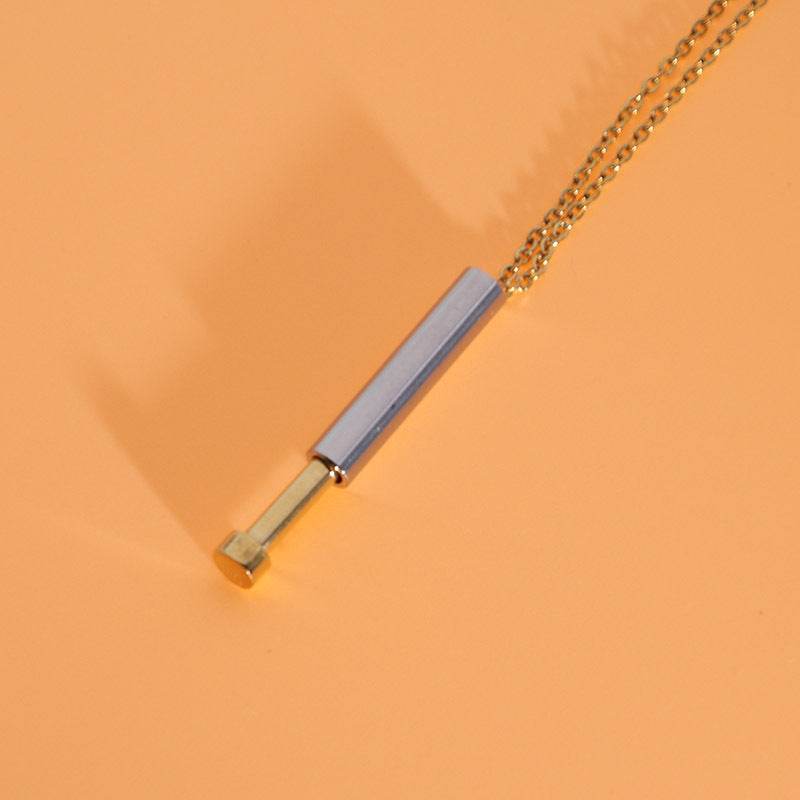 Customize Lovers Name Stainless Steel Necklace Remember Your Most Meaningful Phrase Word - P12 Hub Europe