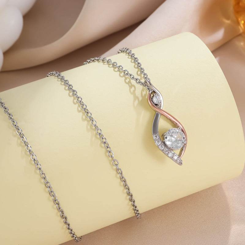 Simple Smart Necklace Two-color Electroplating - P12 Hub Europe