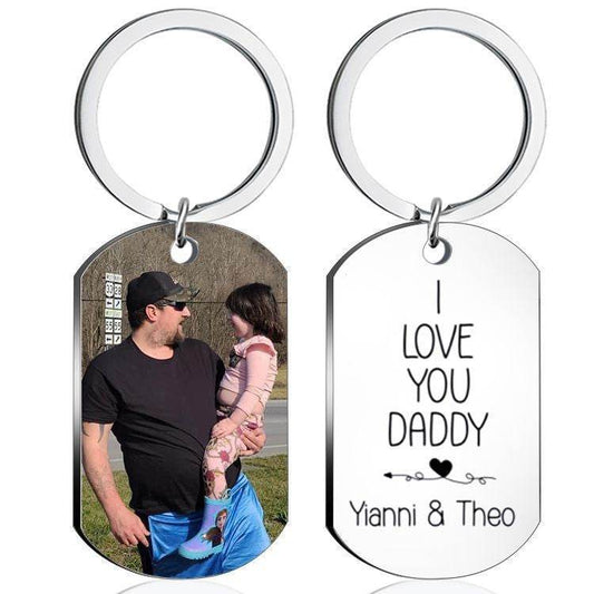 Fashion Color Printing Stainless Steel Keychain - P12 Hub Europe