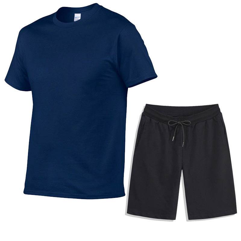 Cotton Short-sleeved Suit T-shirt Casual Sports - P12 Hub Europe