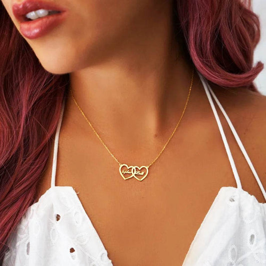 Diy Custom Engraved Letter Love Necklace - P12 Hub Europe