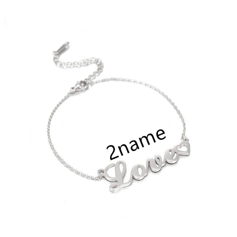 Personalized DIY Custom Name Bracelet Stainless Steel - P12 Hub Europe