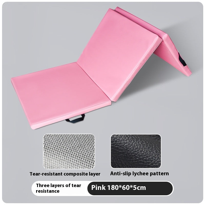 Three Fold Gymnastic Mat Men And Women Training Sit-up Mat Home Non-slip Thick Yoga Exercise Mat