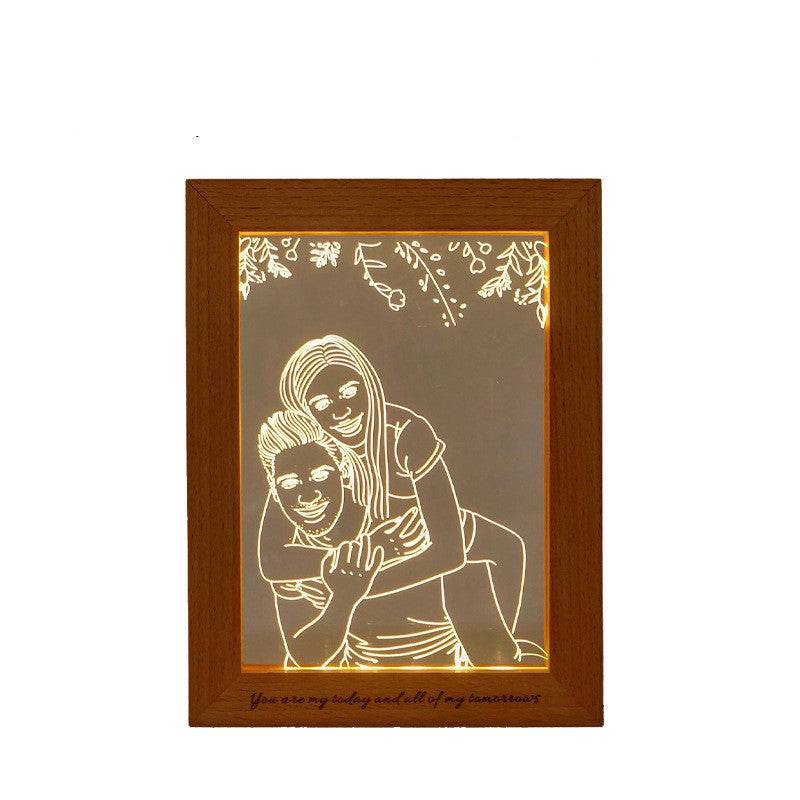 Acrylic Lamp, Photo Frame Night Light - P12 Hub Europe