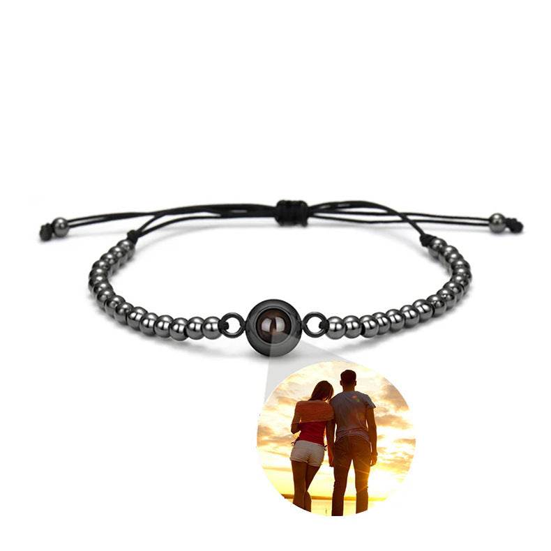 Circular Projection Couple Bracelet In 100 Languages - P12 Hub Europe