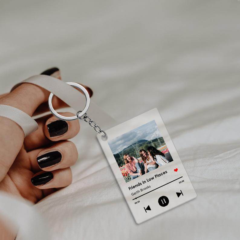 Custom Song Keychain Photo Personalization - P12 Hub Europe
