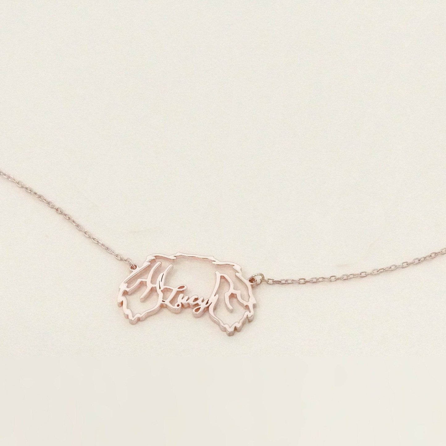 Fashionable Stainless Steel Letter Necklace - P12 Hub Europe