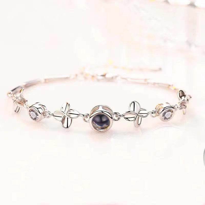 Bracelet Women's Sterling Silver Projection Photo - P12 Hub Europe