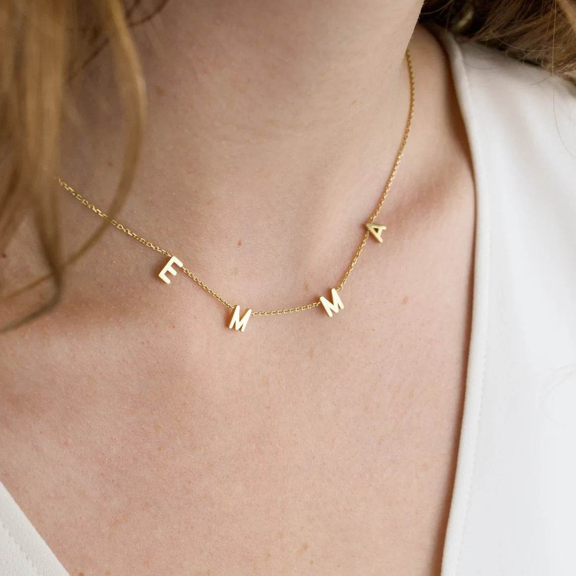 Personalized Alphabet Name Necklace DIY - P12 Hub Europe