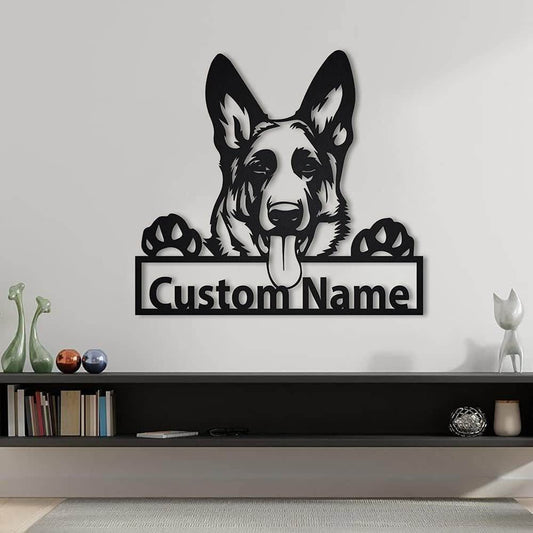 Collie Iron Art Silhouette Wall Pendant - P12 Hub Europe