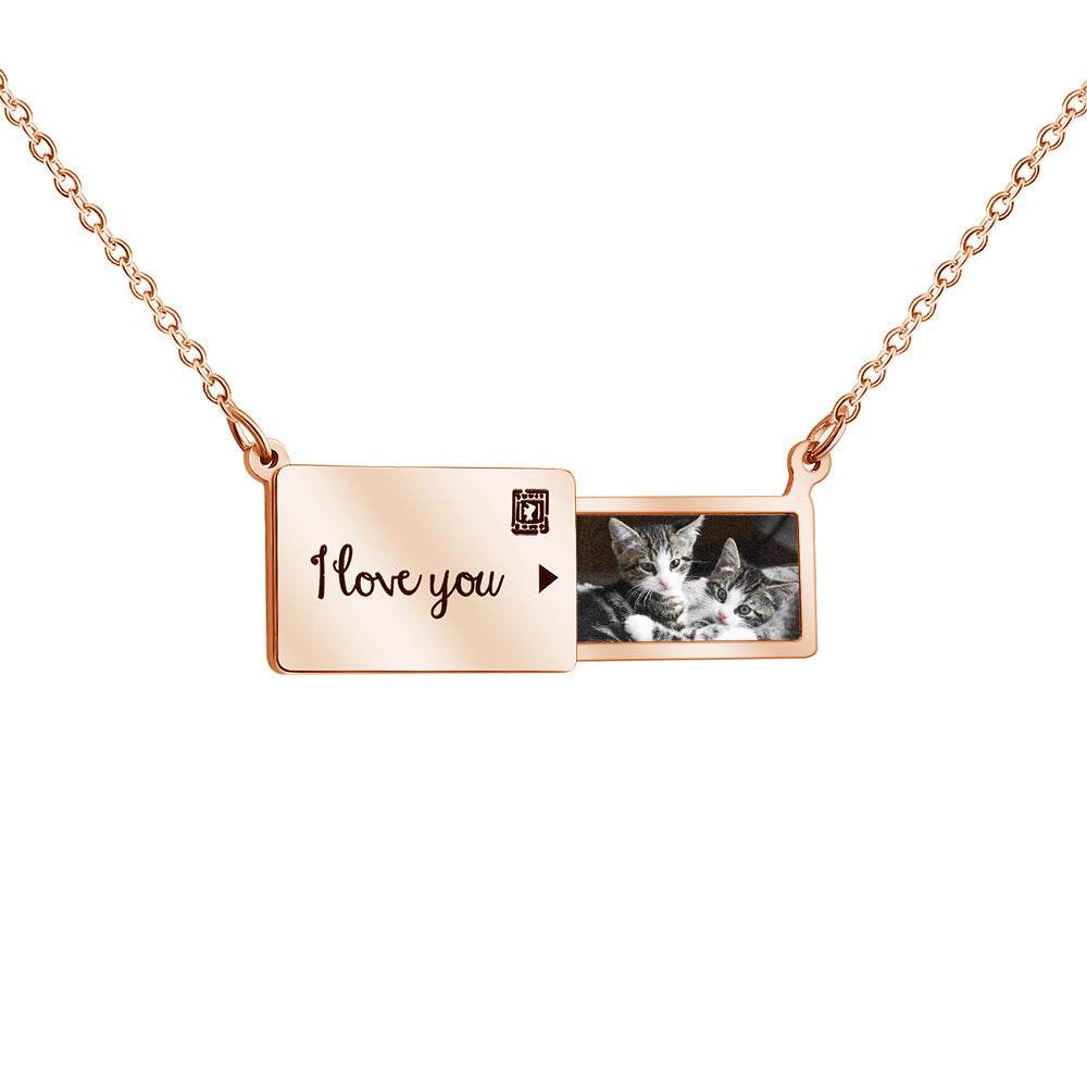 Fashion Holiday Gift Stainless Steel Letter Clavicle Chain - P12 Hub Europe