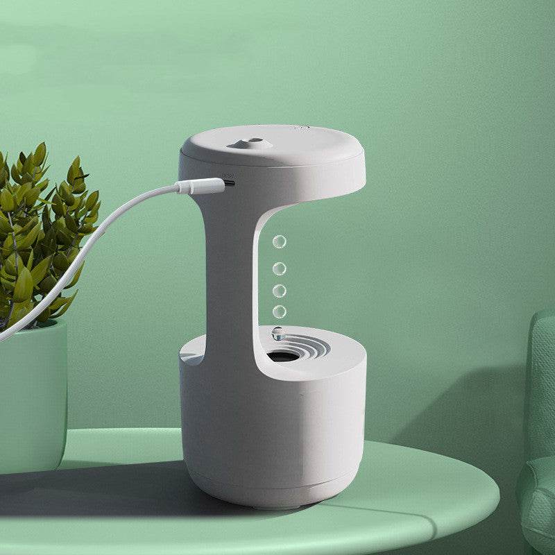 Bedroom Anti-Gravity Humidifier With Clock Water Drop Backflow Aroma Diffuser Large Capacity Office Bedroom Mute Heavy Fog Household Sprayer - P12 Hub Europe
