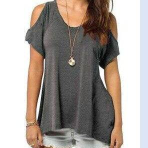 Winter Women's Pure Cotton One Shoulder Short Sleeve - P12 Hub Europe